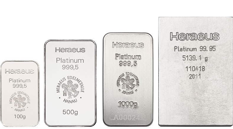 Save on platinum bars